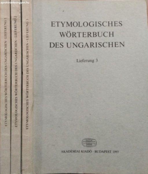 Etymologisches Wörterbuch des Ungarischen, Band I, Lieferungen 1-3. (A-Kop) -
Loránd Benkő (Hrsg.)