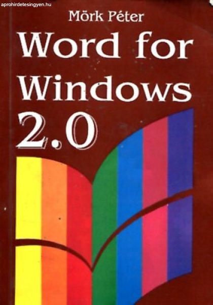 Word for Windows 2.0 - Mörk Péter