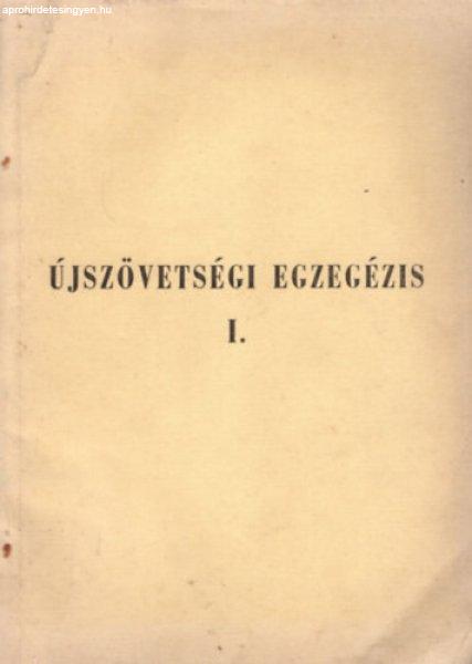 Újszövetségi egzegézis I. - Dr. Hubert János