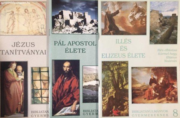 Illés és Elizeus élete + Jézus tanítványai + Pál Apostol élete (3
kötet, Bibliatanulmányok gyermekeknek) - Mészáros Ferencné, Ottóné
Bartalos Zsuzsa, Soós Attila