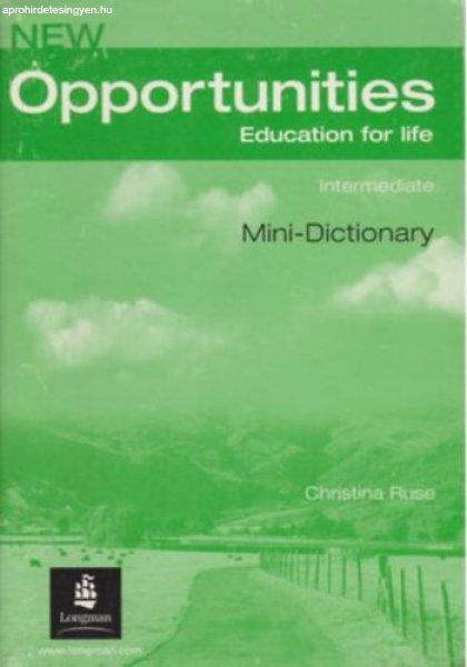 New Opportunities - Intermediate - Mini-Dictionary -