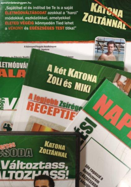 Életmódváltó rendszer Katona Zoltánnal mappa - Életmódváltó rendszer
alapjai + A legjobb zsírégető receptjeink+ DVD + Edzési és étkezési
napló -