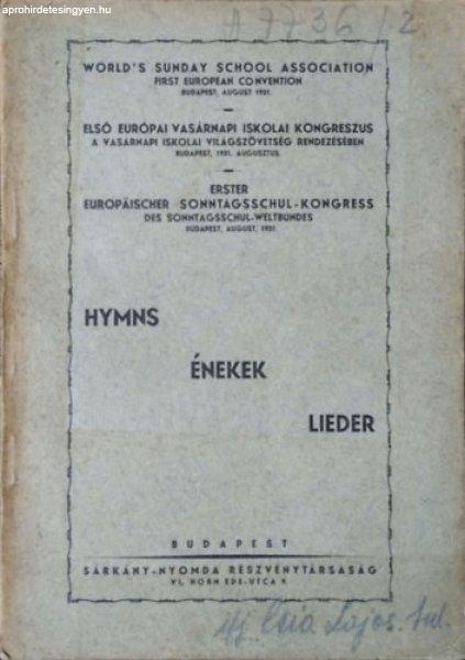 Hymns - Énekek - Lieder -