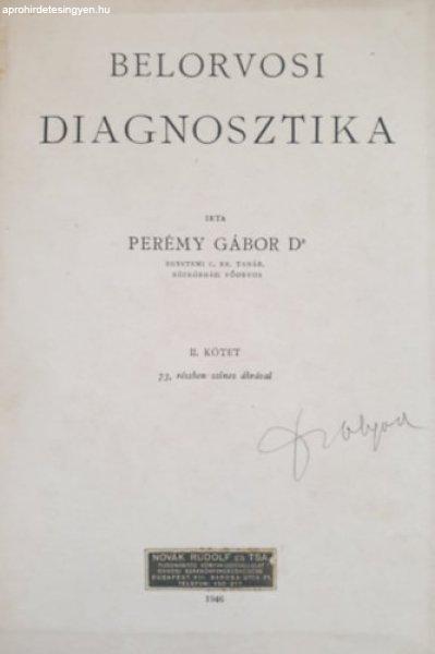 Belorvosi diagnosztika II.kötet - Dr. Perémmy Gábor