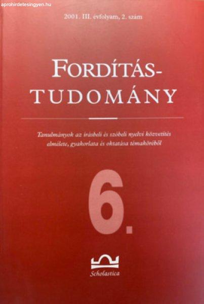 Fordítástudomány 2001. III. évfolyam 2. szám - Klaudy Kinga (szerk.)