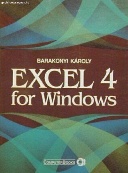 Excel 4 for Windows - Dr. Barakonyi Károly