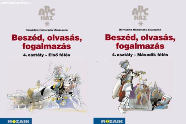 Beszéd, olvasás, fogalmazás munkafüzet 4. osztály I-II. félév -
Hernádiné Hámorszky Zsuzsanna