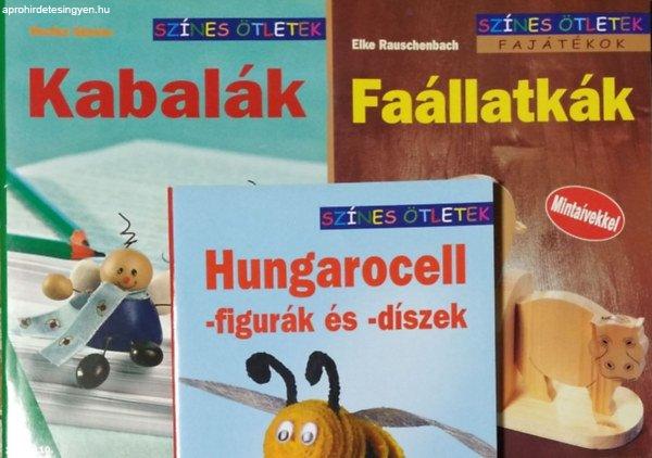 Faállatkák + Hungarocellfigurák és -díszek + Kabalák (3 db Színes
Ötletek füzet) -