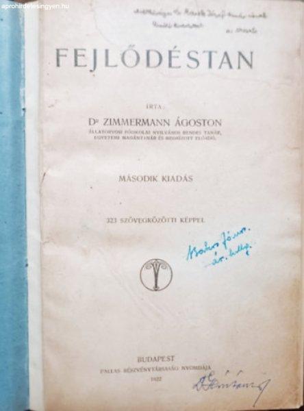 Fejlődéstan - Zimmermann Ágoston dr.