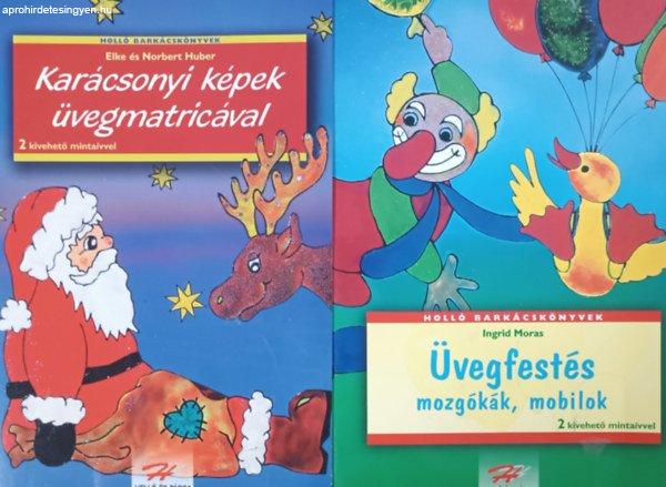 Karácsonyi képek üvegmatricával + Üvegfestés, mozgókák, mobilok (2
kötet) - Ingrid Moras, Elke és Norbert Huber