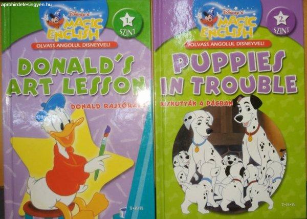 2 db Olvass angolul Disneyvel!: Donald's Art Lesson/Donald rajzórája (1.
szint) + Puppies int Trouble/Kiskutyák a pácban (2. szint) - Tóth
Könyvkereskedés, Tóth Csaba