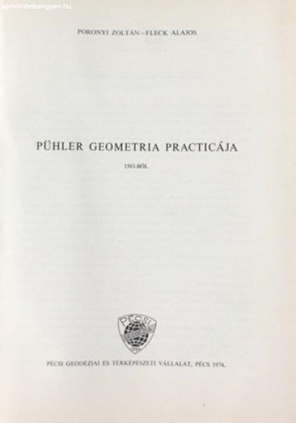 Pühler geometria practicája 1563-ból - Poronyi Zoltán-Fleck Alajos