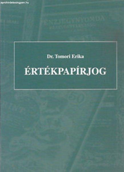 Értékpapírjog - Tomori Erika dr.