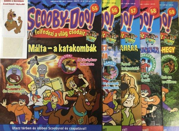 Scooby-Doo! magazin 55-59. lapszám - 2008 - 5 darab -