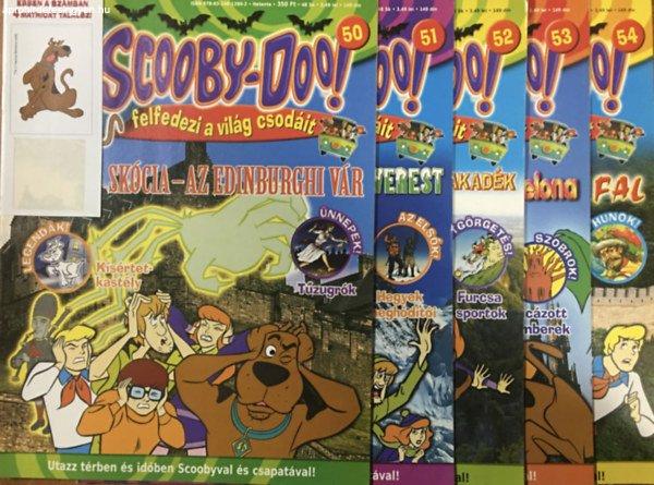 Scooby-Doo! magazin 50-54. lapszám - 2008 - 5 darab -