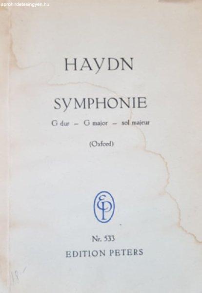 Symphonie G dur - G major - sol majeur - Joseph Haydn