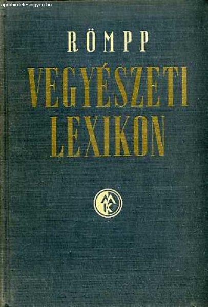 Römpp vegyészeti lexikon 3. (P-Zs) - Hermann Römpp