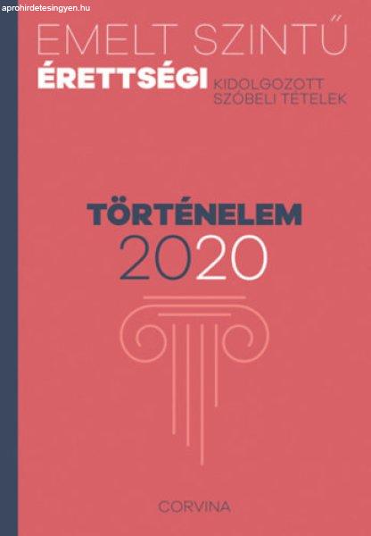 Emelt szintű érettségi - történelem - 2020 -