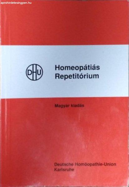 Homeopátiás repetitórium - Táblázatokba foglalt gyógyszertan - Kun Csaba
(szerk.)