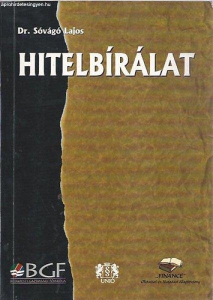 Hitelbírálat - dr. Sóvágó Lajos