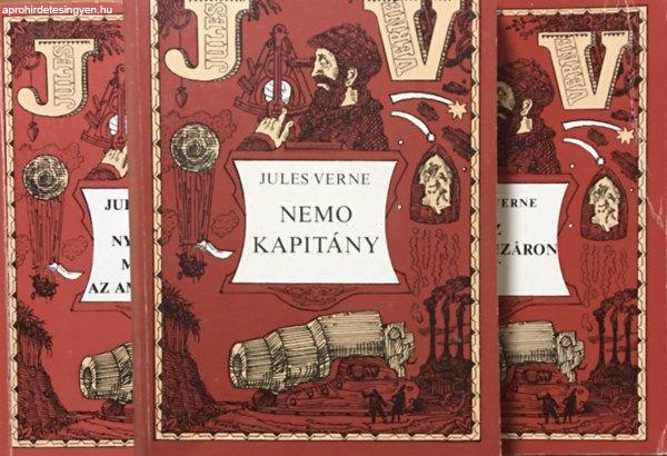 Nyolcszáz mérföld az Amazonason + Az ostromzáron át + Nemo kaptiány (3
kötet) - Jules Verne