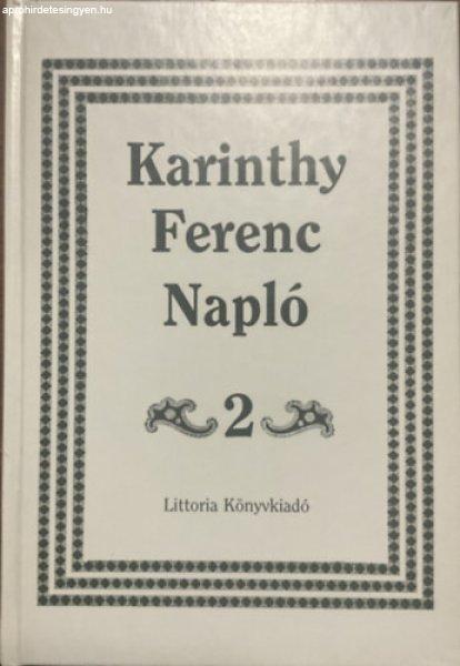 Napló 2 - Karinthy Ferenc