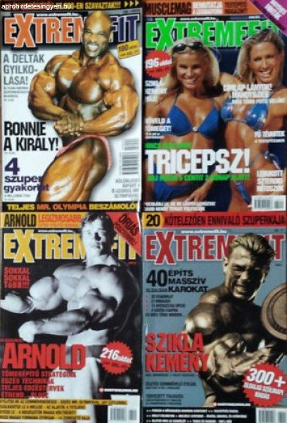 ExtremeFit - 2006. február + 2006. ősz + 2007/2. (Arnold
Schwarzenegger-különszám) + 2008/1. (4 lapszám) - Nagy Zoltán (főszerk.)