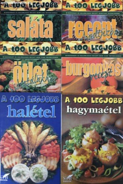 A 100 legjobb... - saláta, - recept szabadtűzön, - ötlet hidegtálakhoz, -
burgonyás recept, - halétel, - hagymaétel (6 kötet) - Toró Elza, Lurz
Gerda, Rus Ibolya Bogos Katalin