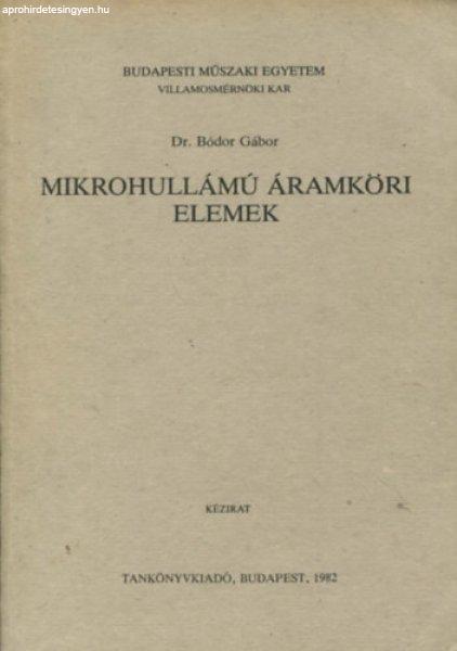 Mikrohullámú áramköri elemek - Dr. Bódor Gábor