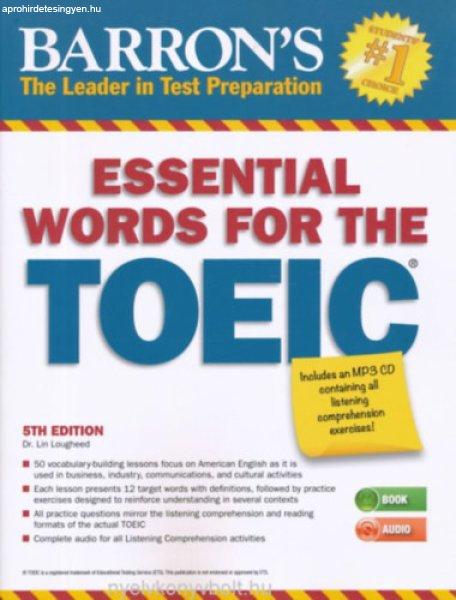 Barron's Essential Words for the TOEIC with Mp3 Audio CD - 5th Edition -
Lin Lougheed