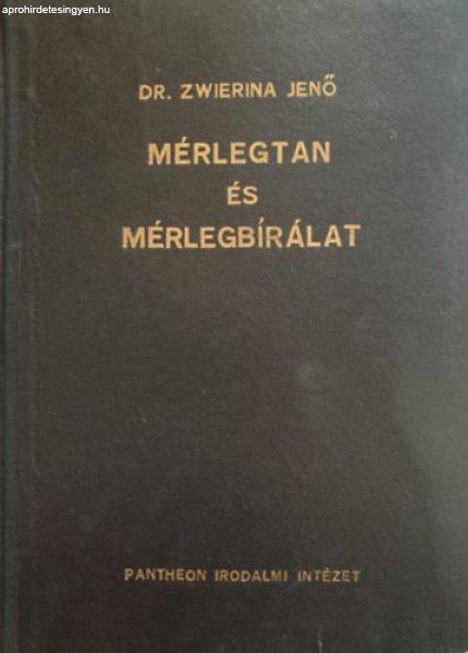 Mérlegtan és mérlegbírálat - Zwierina Jenő