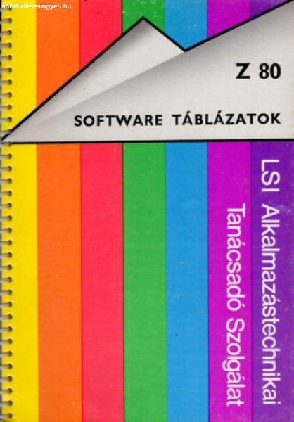 Z 80 Software táblázatok- Programozói segédlet - Donát János