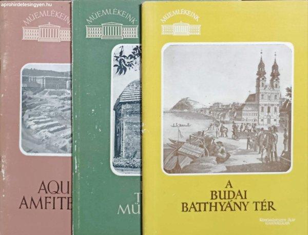 Az aquincumi amfiteátrumok + Buda török műemlékei + A budai Batthyány tér
(3 kötet, Műemlékeink sorozat) - Zakariás G. Sándor, Gerő Győző,
Szilágyi János