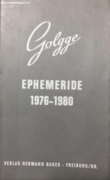 Golgge - Ephemeride 1976-1980 -