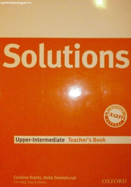 Solutions Upper-Intermediate Teacher's Book - Caroline Krantz, Anita
Omelanczuk, Tim Falla, Paul A. Davies