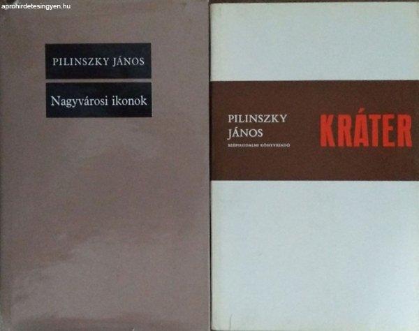 2 db Pilinszky János kötet: Nagyvárosi ikonok + Kráter - Pilinszky János