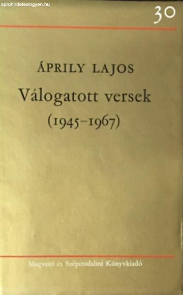 Válogatott versek (1945-1967) - Áprily Lajos