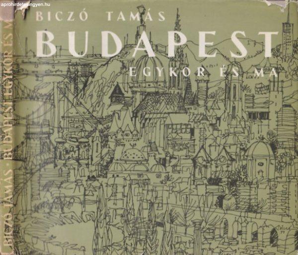 Budapest - EGYKOR ÉS MA (Számos térképpel, fekete-fehér ábrákkal
illusztrálva) - Biczó Tamás, Szerk.: Borsai Lipótné