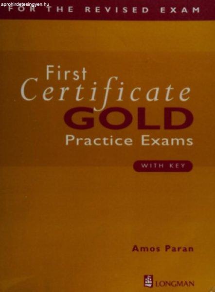 First Certificate Gold Practice Exams with Key -