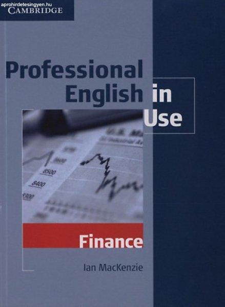 Professional English In Use - Finance (Inter-Adv.) - Ian MacKenzie