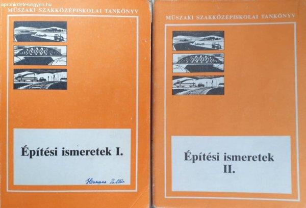 Építési ismeretek I-II. - Boromisza Tibor, Kádár Jenő