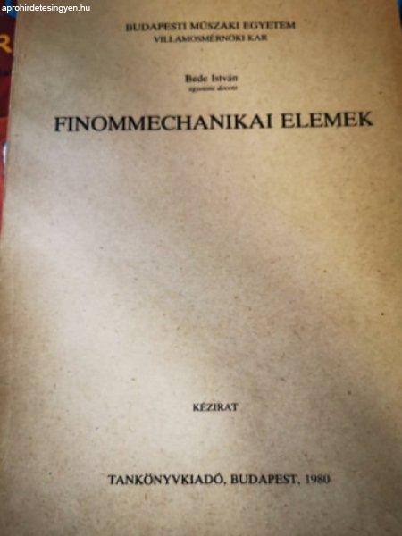 Finommechanikai elemek - Bede István