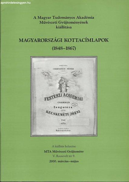 Magyarországi kottacímlapok (1848-1867) - Szabó Júlia (szerkesztő)