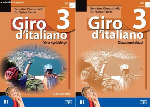 Giro d'italiano 3.: Olasz nyelvkönyv + Olasz munkafüzet (NAT 12) -
Bernátné Vámosi Judit, Dr. Nyitrai Tamás