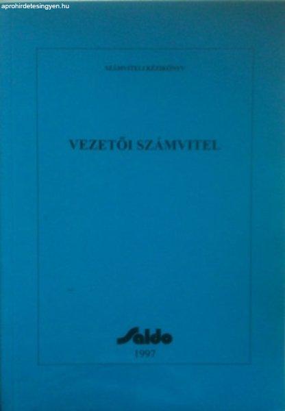 Vezetői számvitel - Dr. Bartók Nagy András