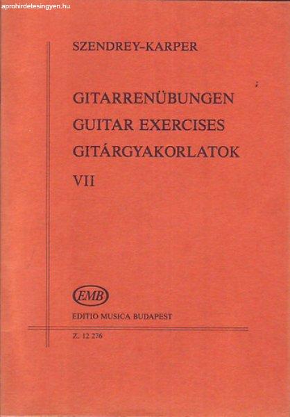 Gitárgyakorlatok VII. - Szendrey-Karper