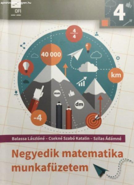 Negyedik matematika munkafüzetem - Az általános iskola 4. osztálya számára
- Balassa Lászlóné-Csekné Szabó Katalin-Szilas Ádámné