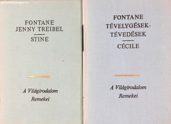 Stine + Tévelygések-tévedések - Cécile (2 kötet, A Világirodalom remekei)
- Theodor Fontane