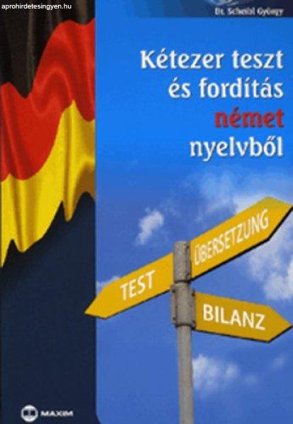 Kétezer teszt és fordítás német nyelvből - Dr. Scheibl György