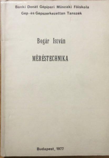 Méréstechnika - Bogár István